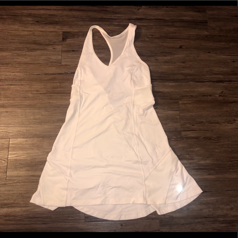 lululemon athletica White Racerback Tennis Dress